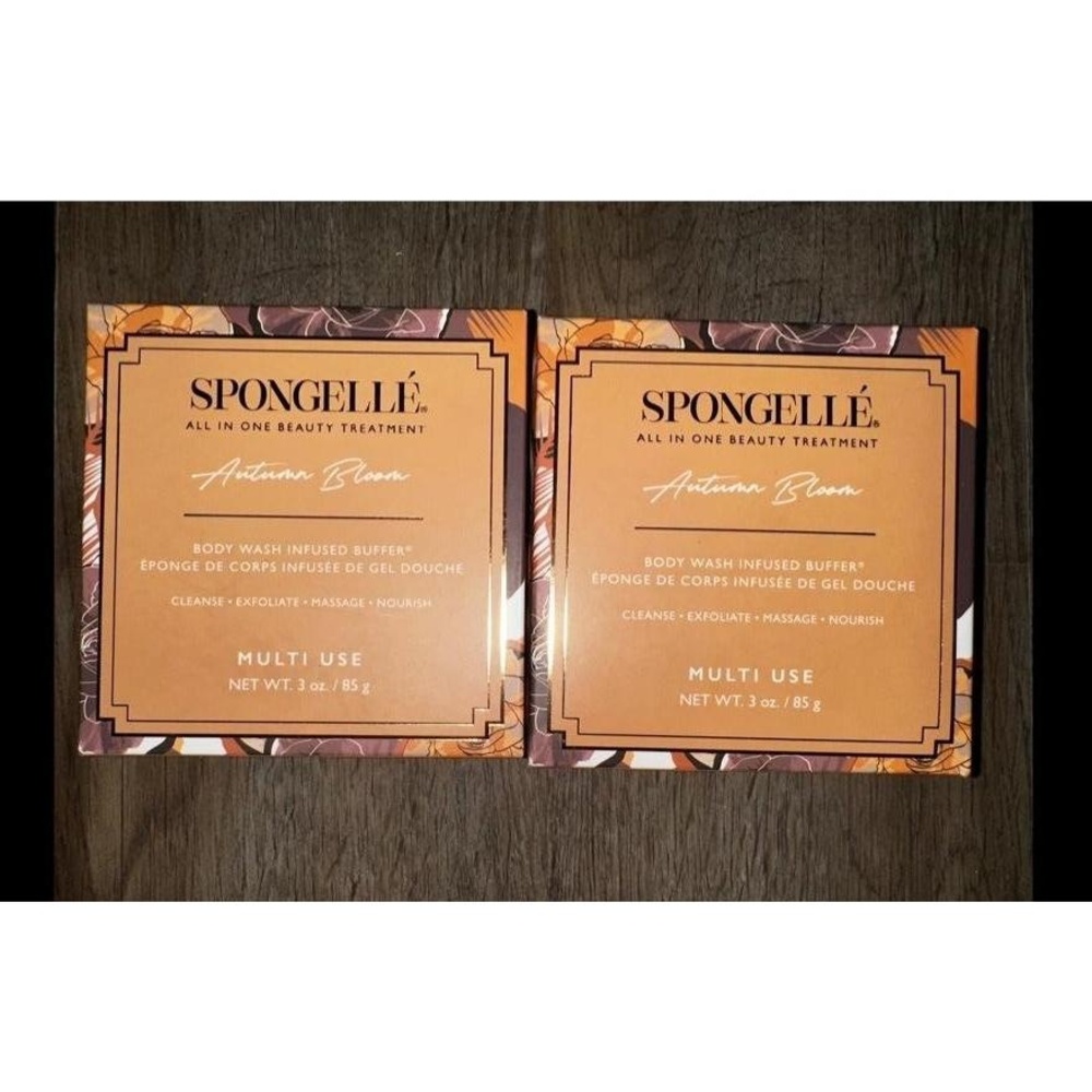 SPONGELLE Autumn Bloom Body Wash Infused Buffer All-In-One Treatment scrub